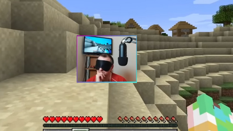 Minecraft впервые прошли с закрытыми глазами в формате спидрана